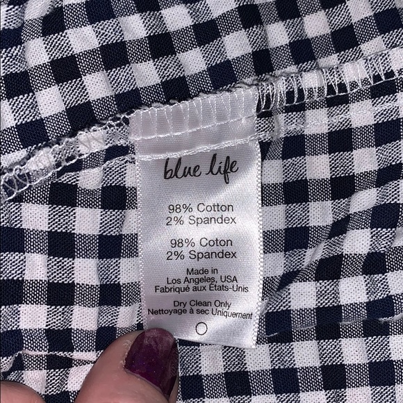 Black & White Checkered Romper - Picture 5 of 7